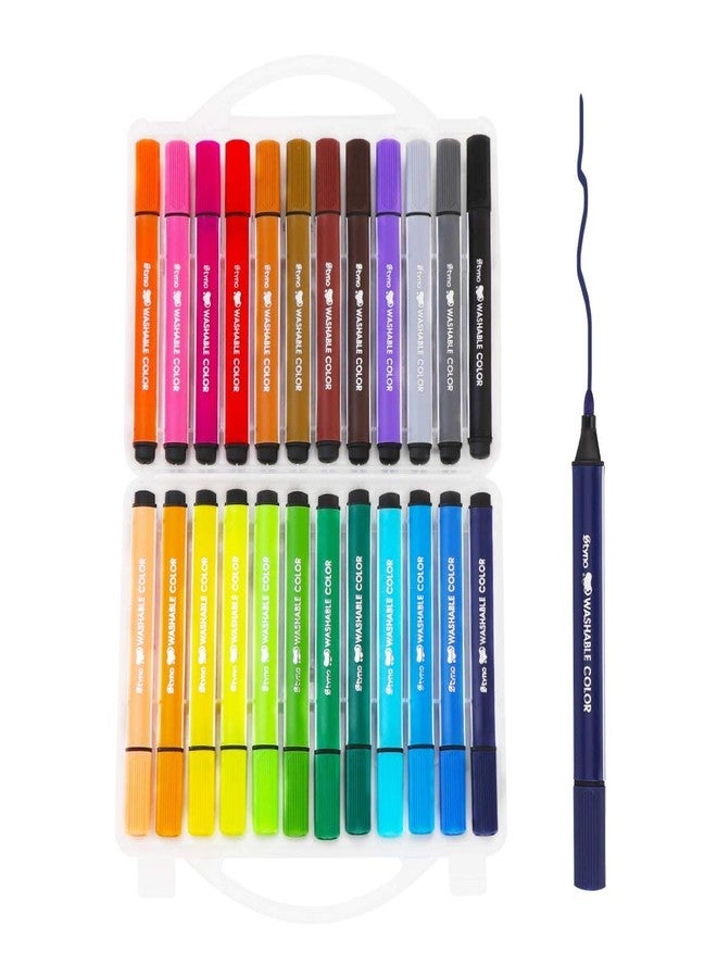 PULSBERY Water Color Pen Set - Washable Colouring Marker Sketch Pens Set for Kids, Sketching Drawing Materials Craft Supplies Birthday Return Gift for Children (48 Piece) - Image 5